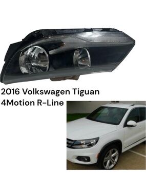 2012-2017 Volkswagen Tiguan Front Left Driver Side Headlight Halogen OEM